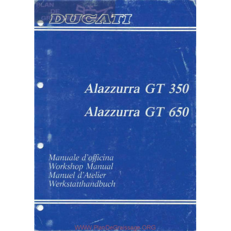 Cagiva Alazzurra 350 650 Manual De Taller Ita Ing Fra Ale