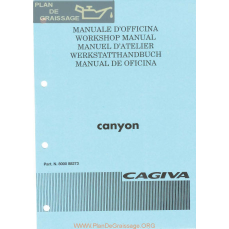 Cagiva Canyon 97 Service Manual