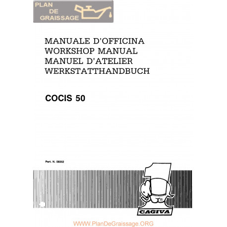 Cagiva Cocis 50 1989 Manual De Reparatie