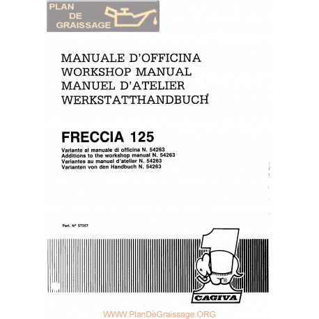Cagiva Freccia 125 C9 1988 Manual De Reparatie