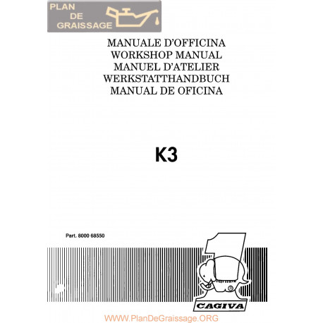 Cagiva K3 1991 Manual De Reparatie