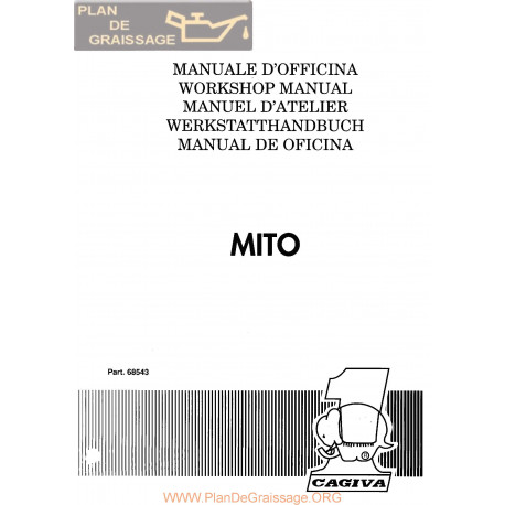 Cagiva Mito 125 1990 Manual De Reparatie