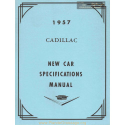 Cadillac Specifications 1957