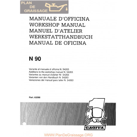 Cagiva N 90 1990 Manual De Reparatie