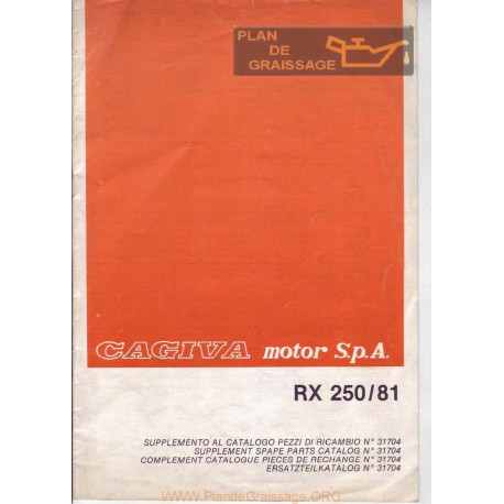 Cagiva Rx 250 81 Cat