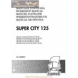 Cagiva Supercity 125 1991 Manual De Reparatie