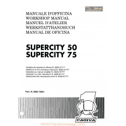 Cagiva Supercity 50 75 1991 Manual De Reparatie