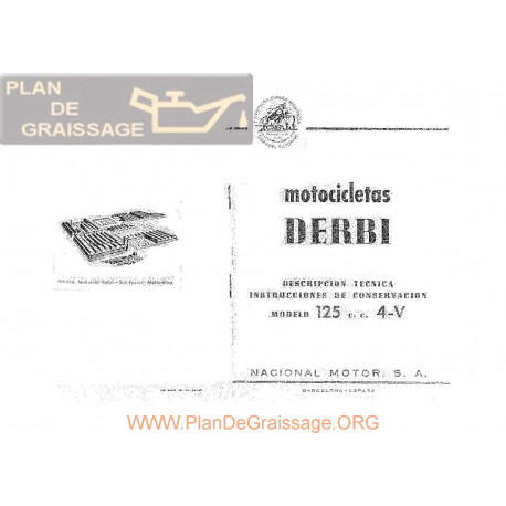 Derbi 125 4 Velocidades Manual Instrucciones