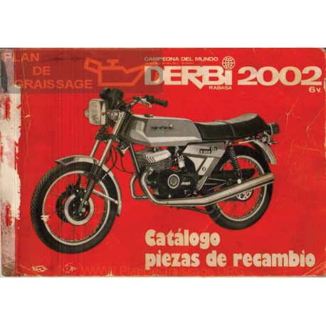 Derbi 2002 Catalogo Piezas Recambio