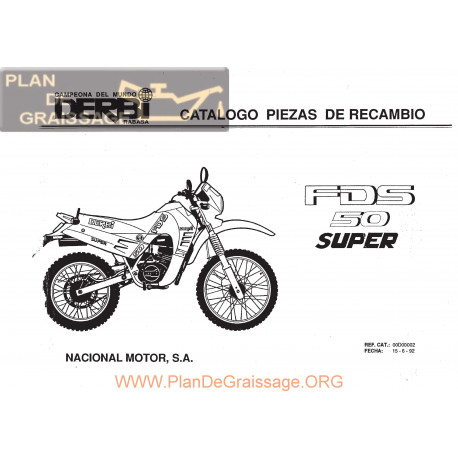 Derbi Fds Parts List