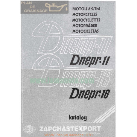 Dnepr D11 D16 Despiece Espanol