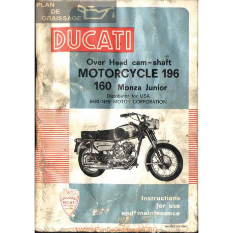 Ducati 160 Monza Jr Manual De Reparatie Intretinere