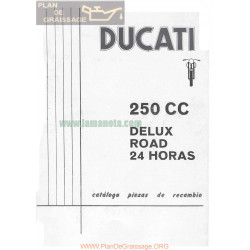 Ducati 250 De Luxe Road Y 24 Horas Despiece