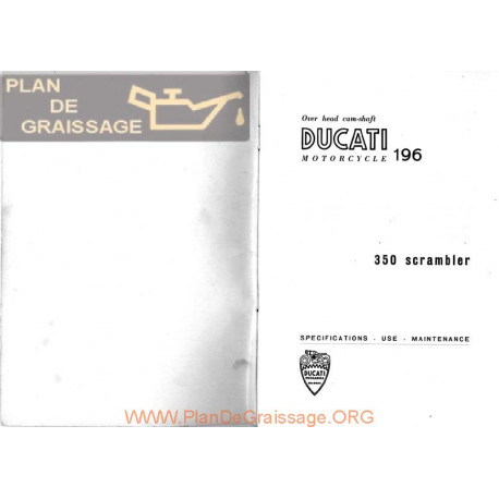 Ducati 350 Scrambler 1968 Manual De Reparatie Intretinere