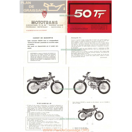 Ducati 50 Tt Manual De Usuario