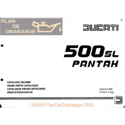 Ducati 500 Sl Pantah Parts List