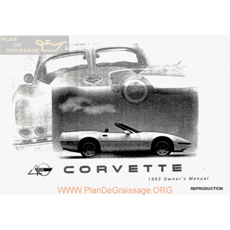 Chevrolet 1993 Corvette User Manual
