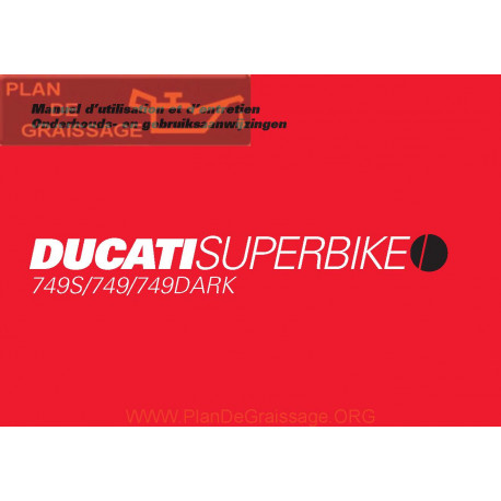 Ducati 749 S Dark Superbike Manual De Intretinere