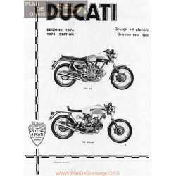Ducati 750 Gt 750 Sport Parts List