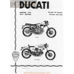 Ducati 750 Gt Y Sport Despiece It Eng