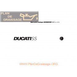 Ducati 900 S 2002 Parts List