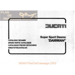 Ducati 900 Super Sport Desmo Darmah Despiece