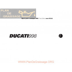 Ducati 998 S Fe Mon 2004 Parts List