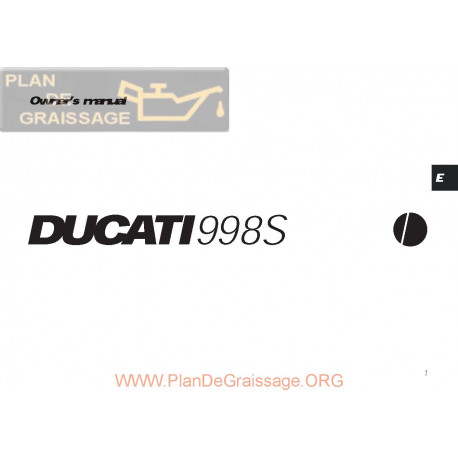 Ducati 998 S Manual De Intretinere