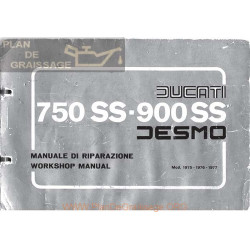 Ducati Desmo 750 Ss Y 900 Ss Manual Taller Eng It