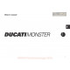 Ducati Monster 1999 Owner S Manual General