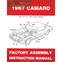 Chevrolet Camaro 1967 Factory Assembly Manual