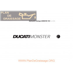 Ducati Monster 750 S 2002 Parts List