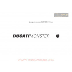 Ducati Monster S2r 2005 Parts List