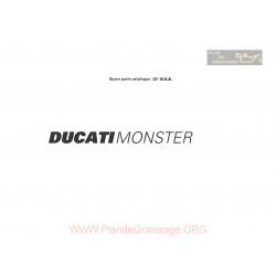 Ducati Monster S2r 800 2007 Parts List