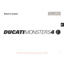 Ducati Monster S4 2003 Owner S Manual
