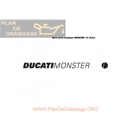 Ducati Monster S4r 2005 Parts List