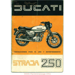 Ducati Mototrans Strada 250 Manual De Uso Y Entretenimiento