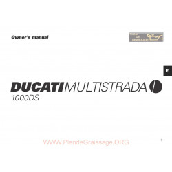 Ducati Multistrada 1000 Ds Owner S Manual