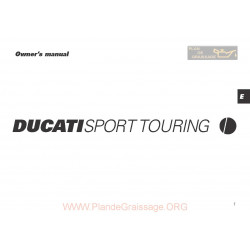 Ducati Sporttouring 2003 Owner S Manual