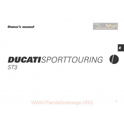 Ducati St3 2004 Owner S Manual