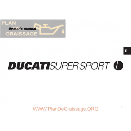 Ducati Supersport 2001 Manual De Intretinere