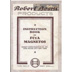 General Bosch Magnete Fc1a Instruction Book