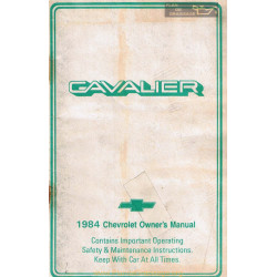 Chevrolet Cavalier Om 1984