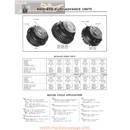 General Lucas Atds Magneto Auto Advance Units