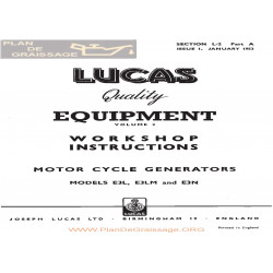 General Lucas Parts Workshops Manual