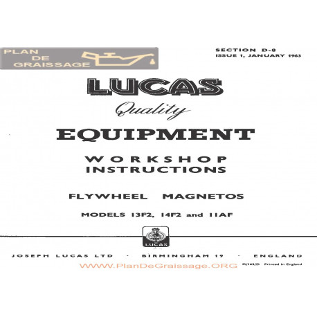 General Lucas Section d8 Flywheel Magnetos