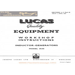 General Lucas Section l2 part d Inductor Generators