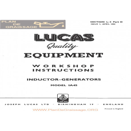 General Lucas Section l2 part d Inductor Generators