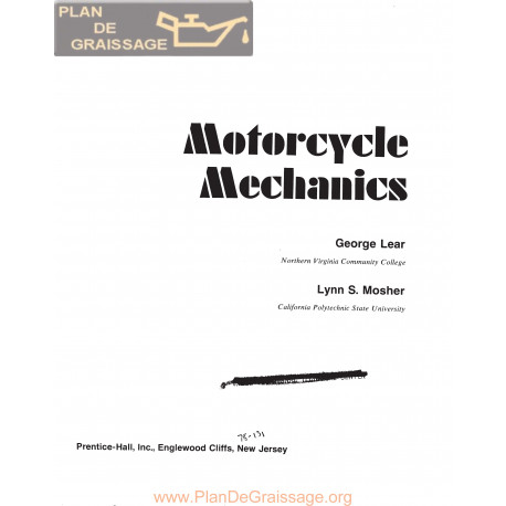 General Motorcycle Mechanic Manual