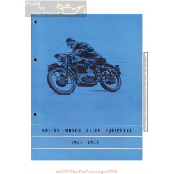 General Smiths Motor Cycle Equipment 1954 1958